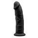 Фаллоимитатор SilexD Oscar Black (MODEL 2 size 9in), двухслойный, силикон+Silexpan, диаметр 5,4см