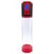 Автоматическая вакуумная помпа Men Powerup Passion Pump Red, LED-табло, перезаряжаемая, 8 режимов