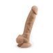 Фаллоимитатор с вибрацией SilexD Vetus Vibro Flesh (MODEL 1 size 8in) + LRS, двухслойный, диаметр 4,