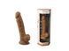 Фаллоимитатор SilexD Johnny Caramel (MODEL 1 size 7in), двухслойный, силикон+Silexpan, диаметр 3,8см