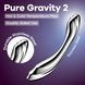 Металлический дилдо Satisfyer Pure Gravity 2, двусторонний, можно нагревать и охлаждать, очень тяжелый