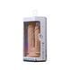 Двойной фаллоимитатор с вибрацией SilexD Double Gusto Vibro Flesh (Model 1 size 8" & 7") + LRS, диам