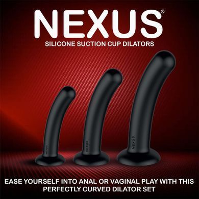Набір дилдо Nexus Dilating Set (17 см, 15 см, 12,5 см)