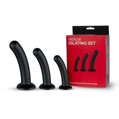 Набір дилдо Nexus Dilating Set (17 см, 15 см, 12,5 см)