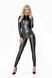 Комбінезон з мокрим ефектом Noir Handmade F293 Powerwetlook catsuit with front zipper, 3XL