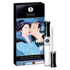 Стимулювальний блиск для губ Shunga LIPGLOSS &ndash; Coconut Water (10 мл), ефект поколювання, холод-тепло