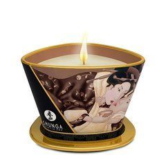 Масажна свічка Shunga Massage Candle &ndash; Intoxicating Chocolate (170 мл) з афродизіаками