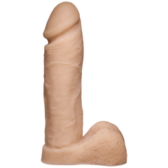 Фалоімітатор Doc Johnson Platinum TRUSKYN - The Tru Ride 8 Inch, діаметр 4,8 см, двошаровий силікон