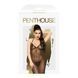 Платье в пол с люрексовой ниткой и стрингами Penthouse - Love on Fire Black S/M