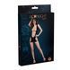 Откровенное мини-платье Moonlight Model 18 XS-L Black, со вставками из крупной сетки