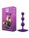 Анальные бусы Romp Amp Dark Purple, силикон, макс. диаметр 2,6 см