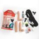 Набор для страпона Doc Johnson Vac-U-Lock Dual Density Experienced Set, диаметр 2&times;7см, 7,7см