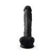 Фаллоимитатор SilexD Vetus Black (MODEL 1 size 8in), двухслойный, силикон+Silexpan, диаметр 4,2см