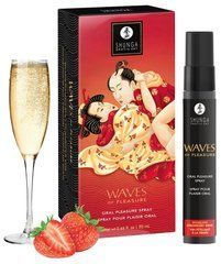 Спрей для усиления слюноотделения Shunga Waves of Pleasure Strawberry Sparkling Wine