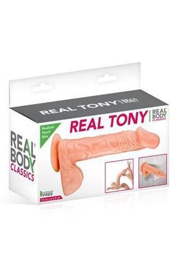 Фалоімітатор Real Body &mdash; Real Tony Flash, TPE, діаметр 3,5 см