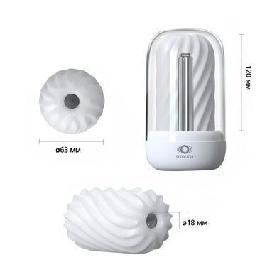 Мастурбатор Otouch DECOR 2, TPE, подогрев до 55 &deg;C, УФ-дезинфекция