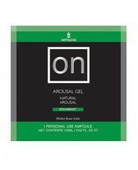 Пробник збуджувального гелю Sensuva &mdash; ON Arousal Gel for Her Spearmint (6 мл)