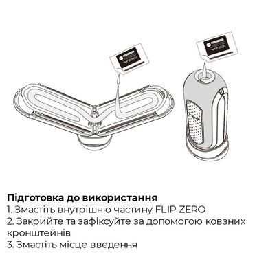 Мастурбатор Tenga Flip Zero Gravity White, изменяемая интенсивность стимуляции, раскладной