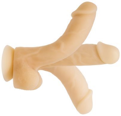 Фаллоимитатор с памятью формы, на присоске ADDICTION &mdash; DAVID 8&Prime; Silicone Dong, вибропуля в подарок