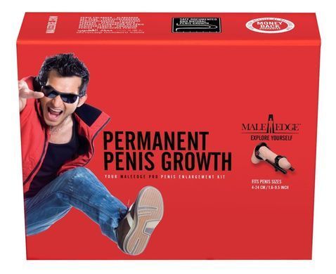 Екстендер для збільшення члена Male Edge Pro, ремінцевий, вага всього 65 г, міцний пластик