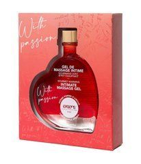 Масажний гель EXSENS With Passion Candy Apple 50 мл, розігрівальний, без цукру, їстівний