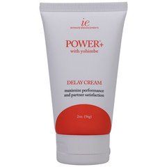 Мощный крем-пролонгатор Doc Johnson Power+with Yohimbe Delay Cream, экстракт Йохимбе, 56 г