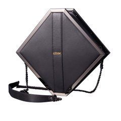 Сумка для секс-игрушек LOCKINK Mysterious Square Kink Bag, черная, набор для бондажа в комплекте