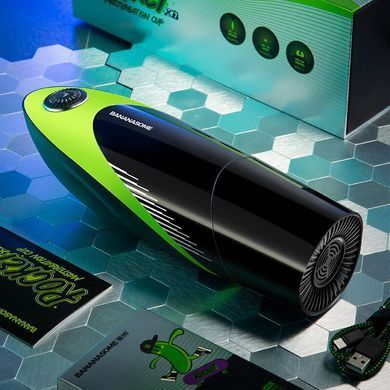 Смарт-мастурбатор BANANASOME ROCKET X7, вібрації, стискання, імітація фрикцій, підігрів