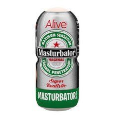 Недорогий мастурбатор-вагіна Alive Heineken Vagina у вигляді банки пива