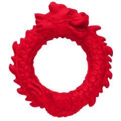 Ерекційне кільце &ndash; дракон Creature Cocks Rise of the Dragon Silicone Penis Ring &ndash; Red, діаметр 4 см