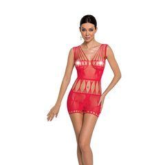 Бодистокинг &mdash; мини-платье с бабочками Passion BS090 red