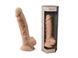 Фаллоимитатор SilexD Tomas Flesh (MODEL 1 size 9in), двухслойный, силикон+Silexpan, диаметр 4,9см