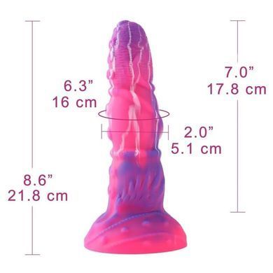 Фаллоимитатор для секс-машин Hismith Tentacle Silicone Dildo Monster Series, KlicLok и присоска