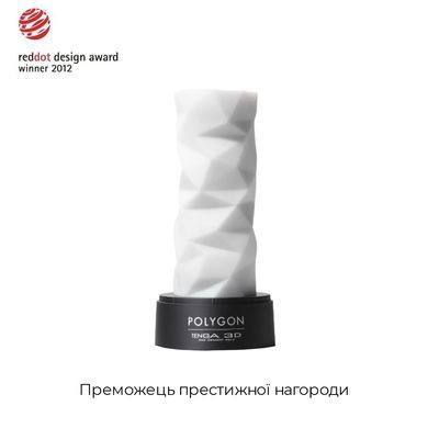 Мастурбатор Tenga 3D Polygon, очень нежный, из антибактериального эластомера с серебром