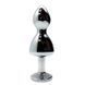 Анальна пробка Wooomy Lollypop Double Ball Metal Plug Red L