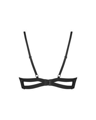 Бюстгальтер Obsessive Nutris bra, M/L, кружево, мягкие чашки, косточки под грудью
