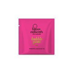 Пробник массажного масла Bijoux Indiscrets Light my Fire &ndash; Strawberry Bubblegum (2 мл)