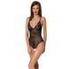 Боди с ажурным декором и открытым шагом Ursula Body black XXL/XXXL &mdash; Passion