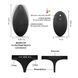 Вібратор у трусики Dorcel DISCREET VIBE L, підігрів та пульт ДК, трусики в комплекті