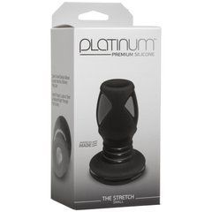 Анальний тунель Doc Johnson Platinum Premium Silicone &mdash; The Stretch &mdash; Small &mdash; Black