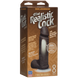 Фалоімітатор Doc Johnson The Realistic Cock 8 inch Black - ULTRASKYN, Vack-U-Lock, діаметр 5,1 см