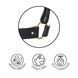 Наручники Bijoux Indiscrets MAZE &mdash; Wide Cuffs Black