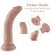 Реалистичный фаллоимитатор для секс-машин Hismith 7.5&Prime; Flexible Silicone Dildo, система KlicLok